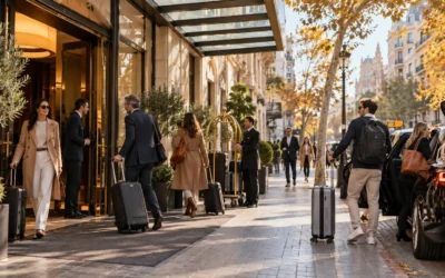 Demanda de otoño en hoteles urbanos de Madrid, Barcelona, Valencia y Sevilla